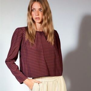 Aritzia Wilfred le fou Raphaelle blouse